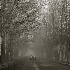 photo "Gloomy road # 2"