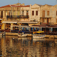 photo "Sinrise in Venetian Port"