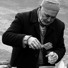 photo "pickled cucumber seller"