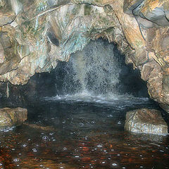 photo "Cave waterfall"