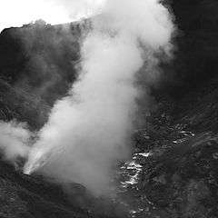 photo "Eruption of a geyser"