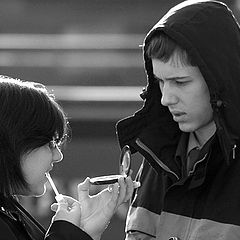 photo "Before a sweet kiss"