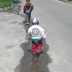 photo "To walk on a water? It's easy!"