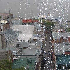 фото "Rainy day in Quebec City (QC)"