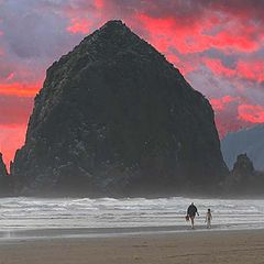 photo "canon beach oregon"