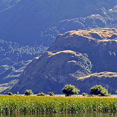 фото "Sunshine on the mountain peaks"