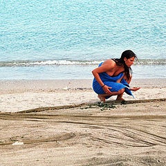 photo "The girl and the sea"