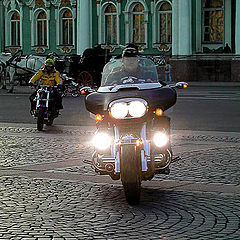 photo "Bikers on the Palace area"