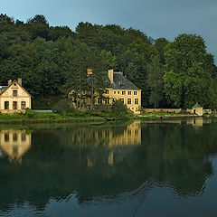 photo "Silent evening at lake..."