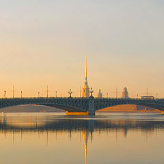 фото "Троицкий мост. Санкт-Петербург. Декабрь."