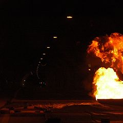 photo "Firetest in tunnel"