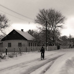 фото "зима в деревне"