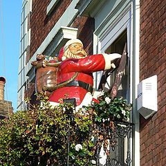 photo "Santa making an early start for Christmas"