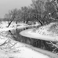 photo "The Protva river in the winter - 2"