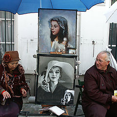 photo "Painters in Montmartre"