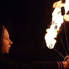 photo "Game with fire"