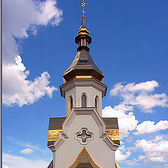 photo "Church in the Dnipro River - Kiev"