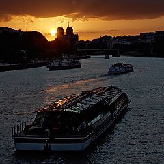 photo "Dusk over Seine"