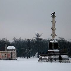 фото "Замерзший обелиск"