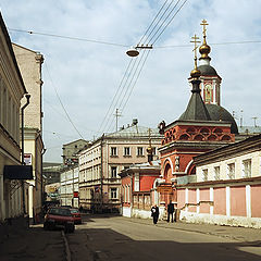 photo "Moscow today. Podkolokolnyy side-street"