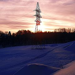 фото "Электрический закат"