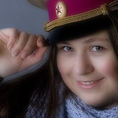 photo "And I love militarians, - beautiful and strong!"