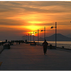 фото "Running at the sunset."