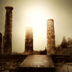 photo "The Temple to Apollo at Delphi"