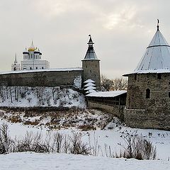 photo "Pskov. Walls of the ancient Kremlin."