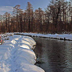 photo "Among snow coast"