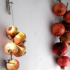 фото "Pomegranates and clothes-pin"