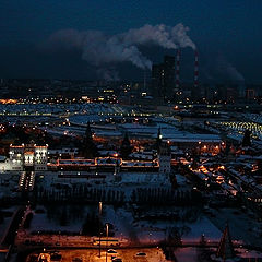 photo "Izmajlovo, Moscow. The last ray of Sunset"