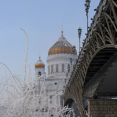 photo "Christening of the Lord. in Moscow -29 C"