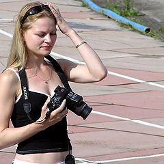 photo "Simply the Girl with Camera"