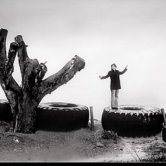 фото "Tyres in nature"