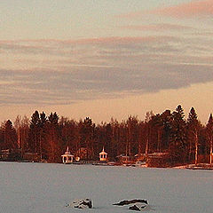 photo "Winter sunset colours"