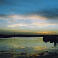 photo "Sunset in marina"