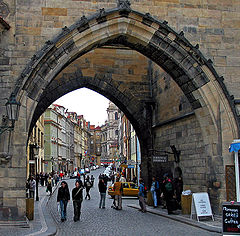 photo "Street through an arch"