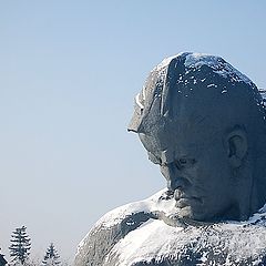 фото "The Stone Man in Winter Forests"