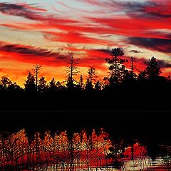 фото "Карелия. Рассвет на Ёлм-озере."