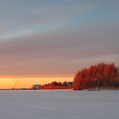 photo "The harbour and sunet"