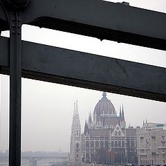 photo "parliament, from szecheny bridge"