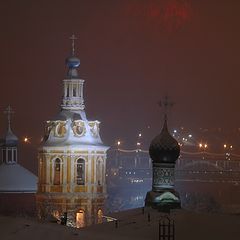 фото "Салют в плохую погоду, МСК, 23.02.2006"