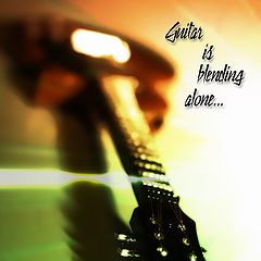 photo "Guitar is blending alone"