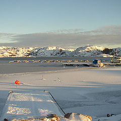 photo "deserted winter harbor"