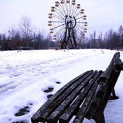 photo "Pripyat. Old bench..."