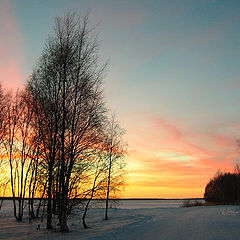 photo "The magic of the northern sunset"
