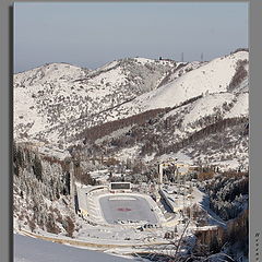 photo "Below a high-mountainous skating rink "Medeo""