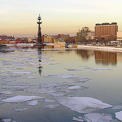 photo "The Moscow ice drift."
