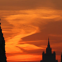 photo "Moscow sunset can be beautiful"